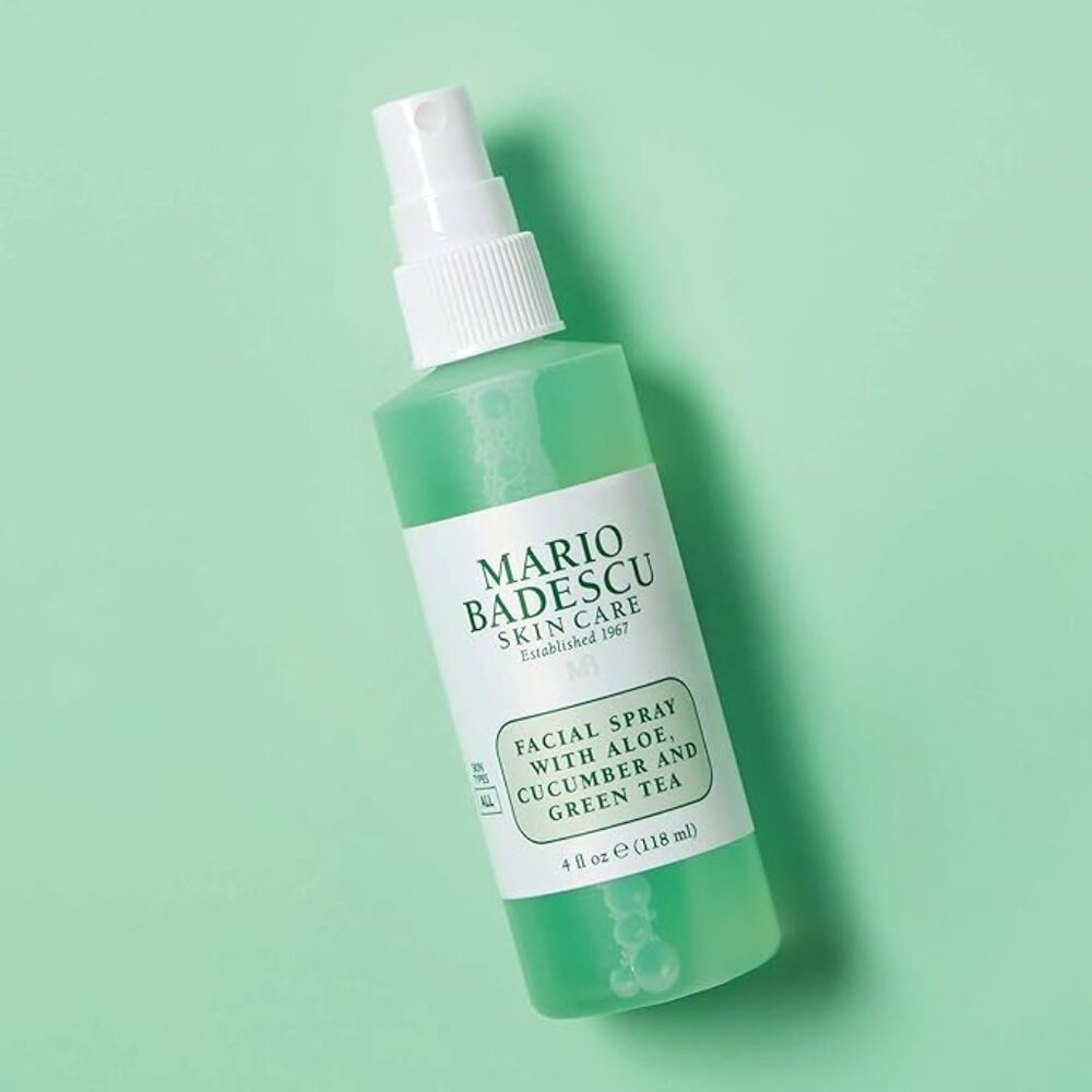 Mario Badescu Skin Care Facial Spray with Aloe Cucumber And Green Tea 4 Fl Oz